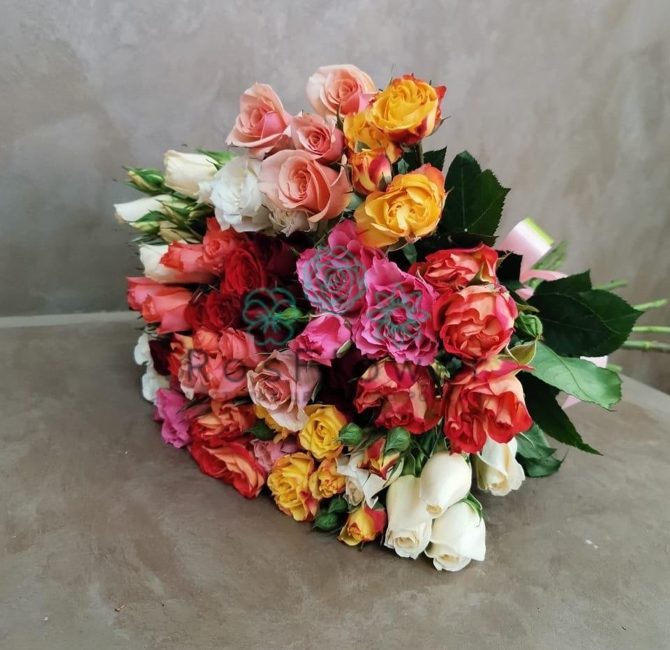 Букет цветов из: Розы в Высоком