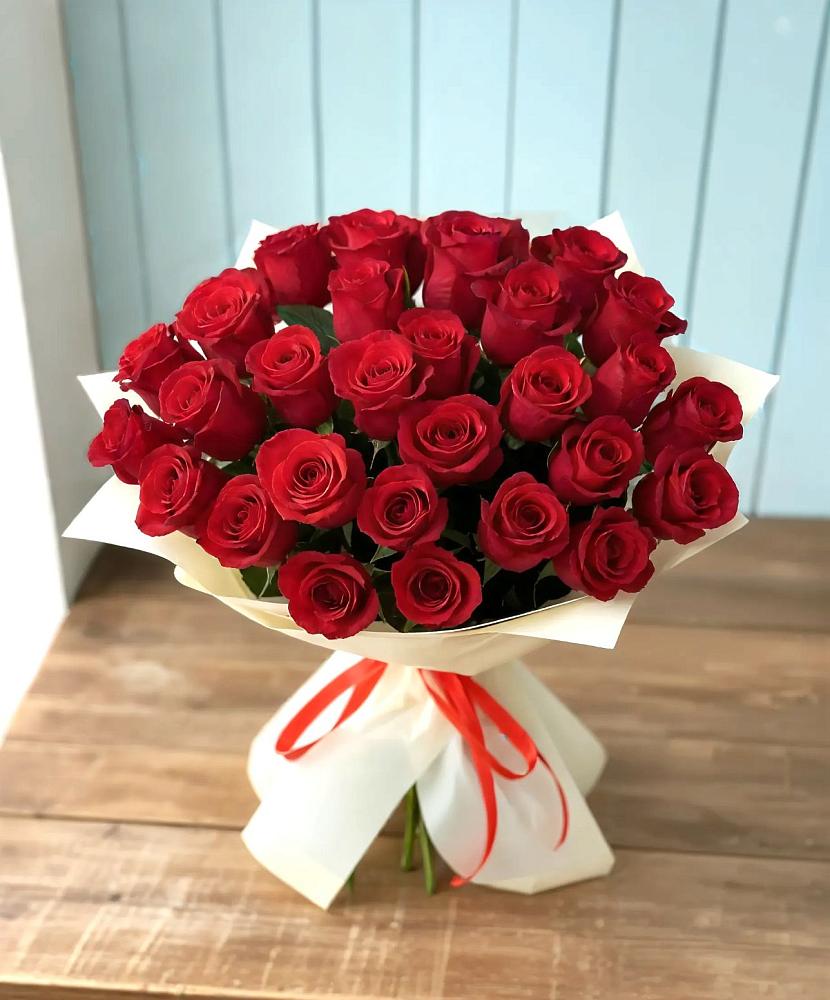 Букет 29 Красных роз в Высоком