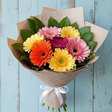 Букет цветов из:  Герберы #REPLACE_PRED# Высоком