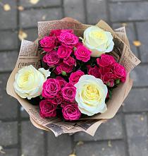 Букет цветов из:  Розы #REPLACE_PRED# Высоком