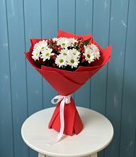 Букет цветов из:  Хризантемы в Высоком