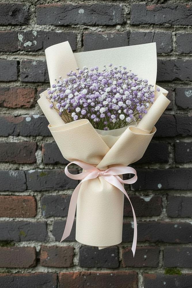 Букет цветов из: Гипсофила в Высоком