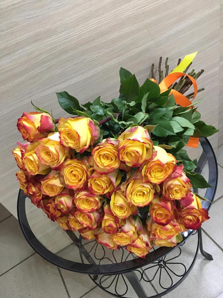 Букет Желтые розы в Высоком