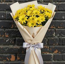 Букет цветов из:  Хризантемы #REPLACE_PRED# Высоком
