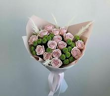 Букет цветов из:  Розы и Хризантемы #REPLACE_PRED# Высоком