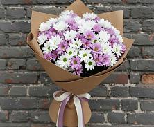 Букет цветов из:  Хризантемы #REPLACE_PRED# Высоком