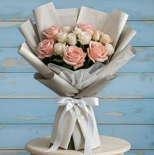 Букет цветов из:  Розы в Высоком