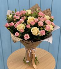 Букет цветов из:  Розы в Высоком