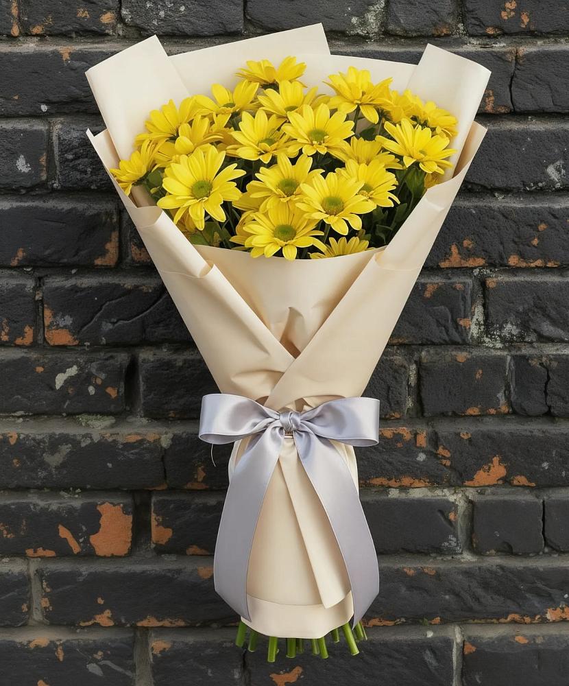 Букет цветов из: Хризантемы в Высоком