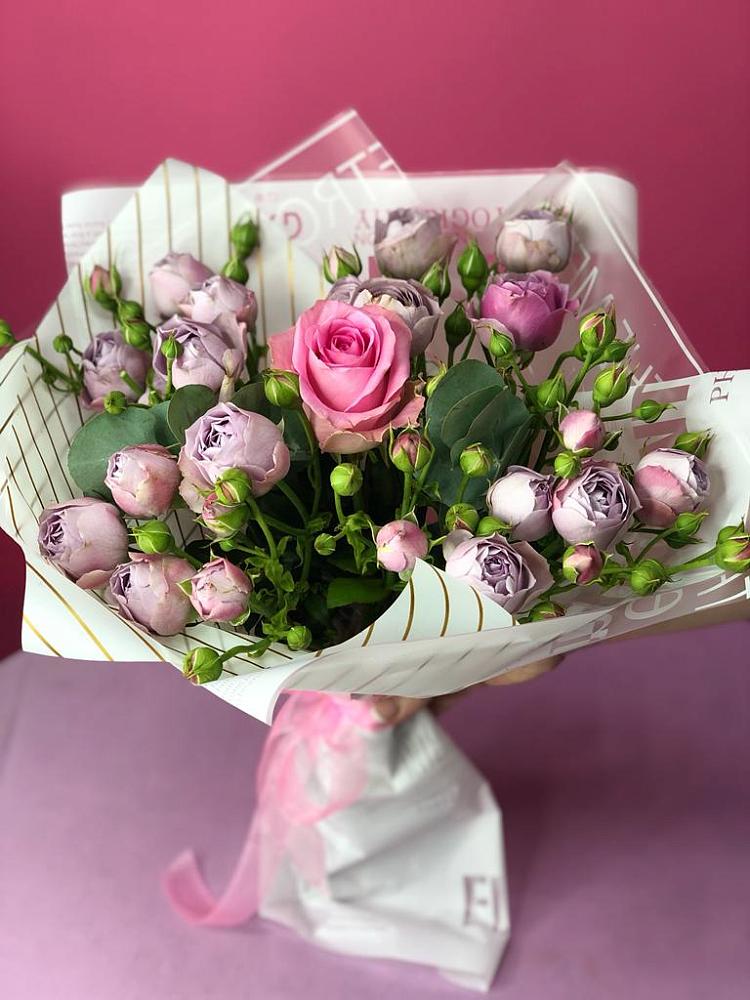 Букет цветов из: Розы в Высоком