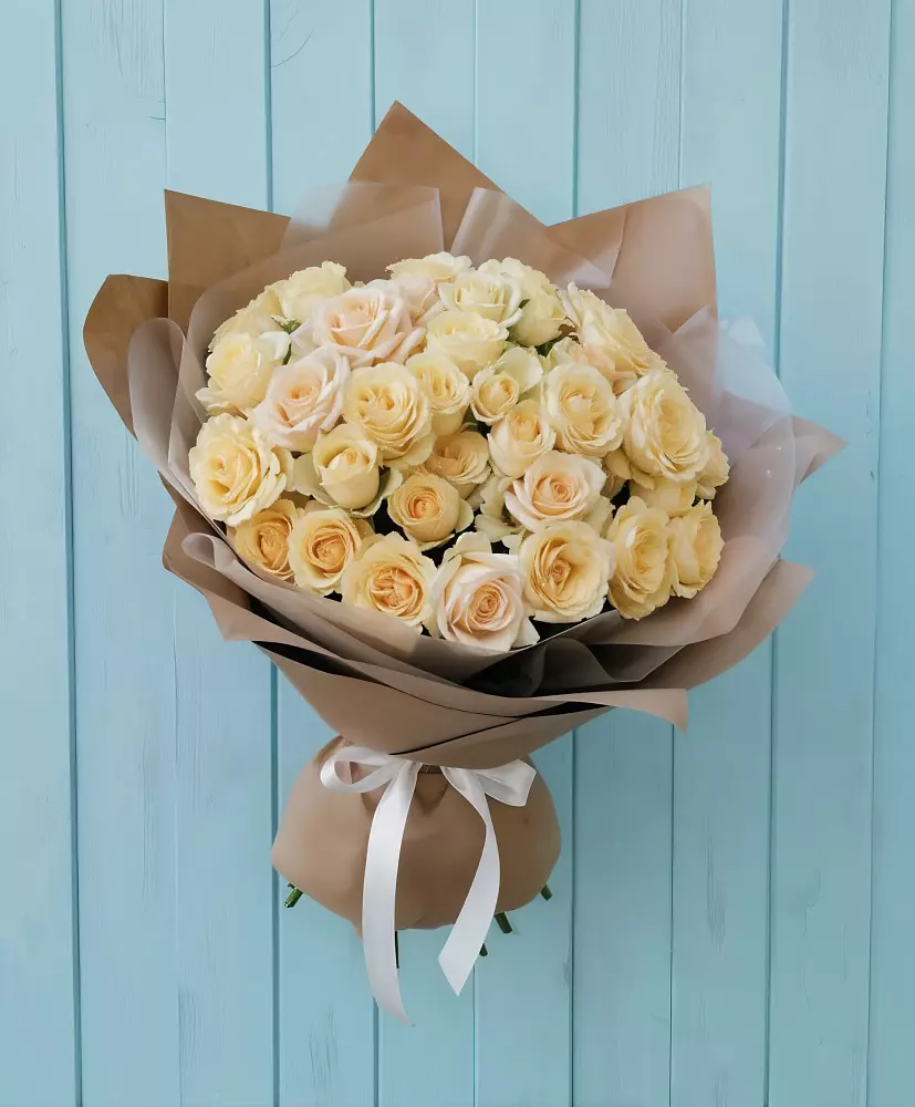 Букет Кремовое облако в Высоком