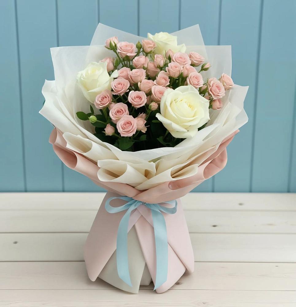 Букет цветов из: Розы в Высоком