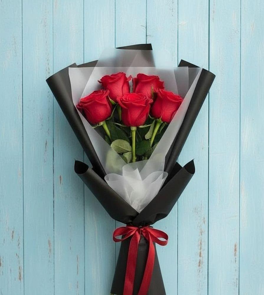 Букет цветов из: Розы в Высоком